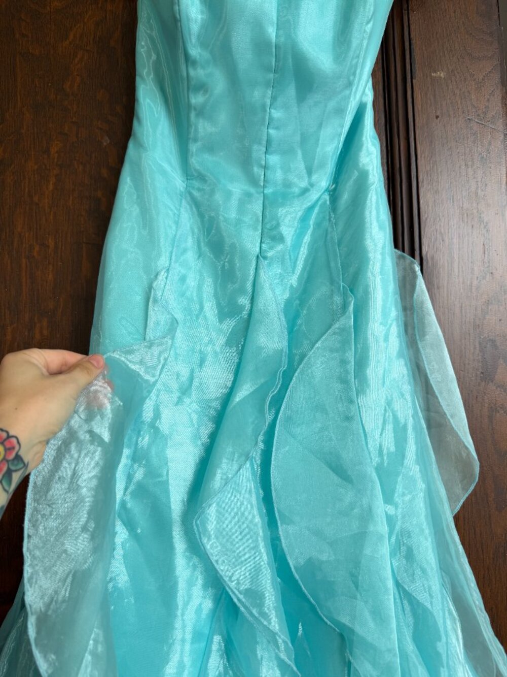 Stunning VTG Jessica McClintock for Gunne Sax Mermaid Dress Sz 5 - Picture 2 of 10